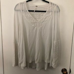 Free People Bell Sleeve Top